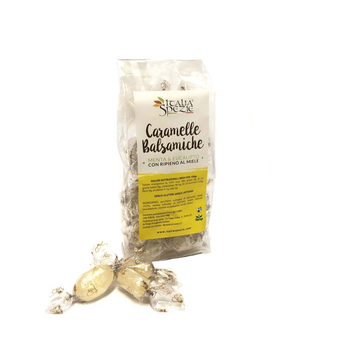 Caramelle Balsamiche - Menta&Eucalipto con ripieno al miele