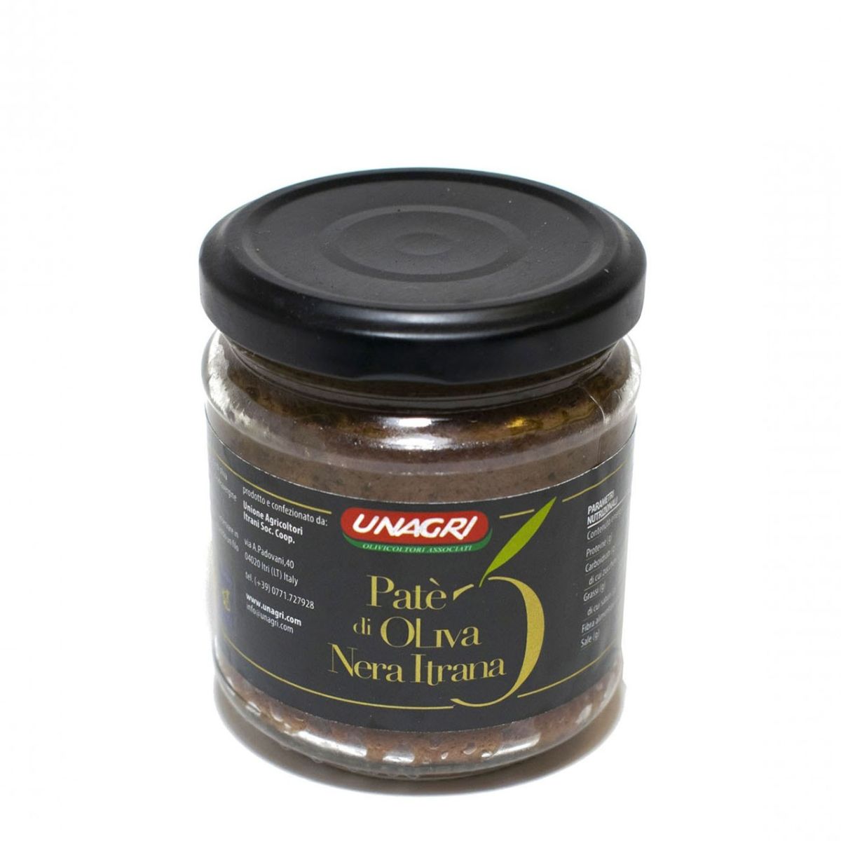 Patè di Oliva Nera Itrana 100% Prodotto Italiano