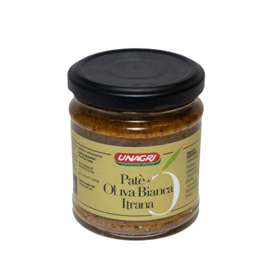 Patè di Oliva Bianca Itrana 100% Prodotto Italiano