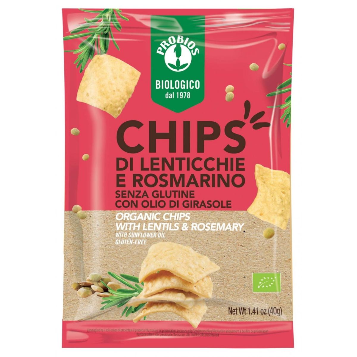 Chips di Lenticchie e Rosmarino