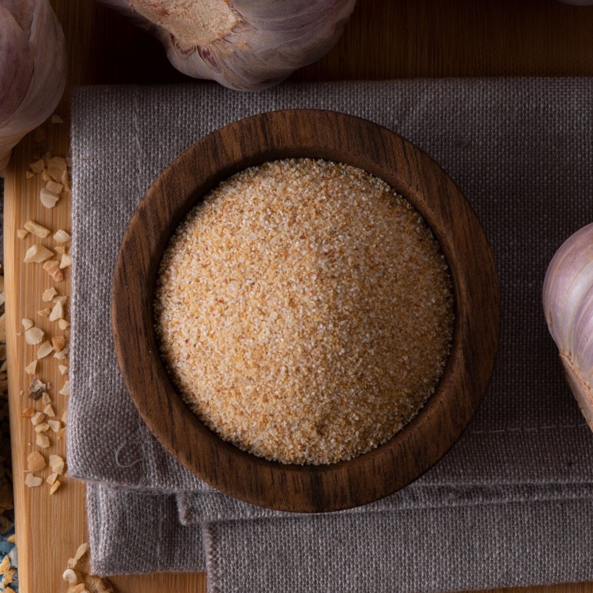 Alpi Nature Aglio Granulare 1kg, Aglio Essiccato E Tritato, Condimento Granulare Per Cucina