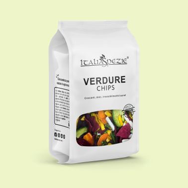 Chips di verdure, veggie chips, verdure essiccate e salate