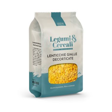 Lenticchie gialle decorticate
