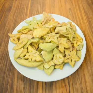 Chips di Frutta croccanti, fritte