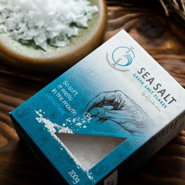 Fiocchi di Sale marino Naturali Greek Salt Flakes | 200g