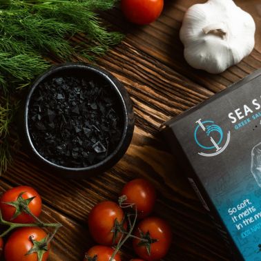 Fiocchi di Sale marino Nero Greek Salt Flakes | 200g