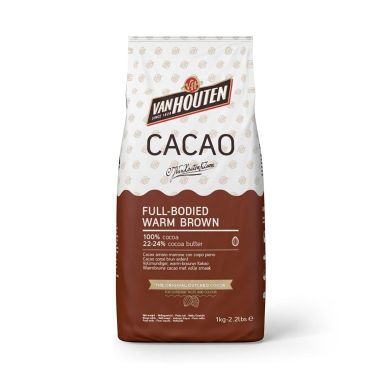 Cacao Amaro marrone warm brown  Van Houten- 1 Kg