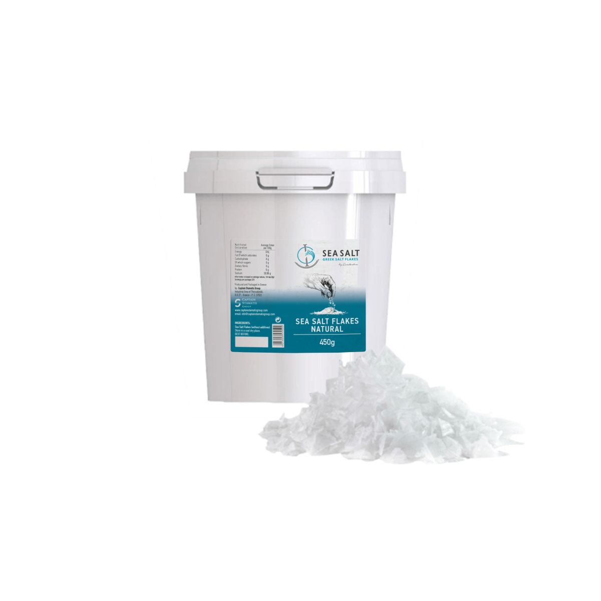 Fiocchi di Sale marino Naturali Greek Salt Flakes | 450g