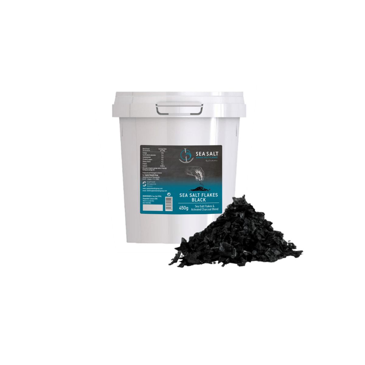 Fiocchi di Sale marino Nero Greek Salt Flakes | 450g