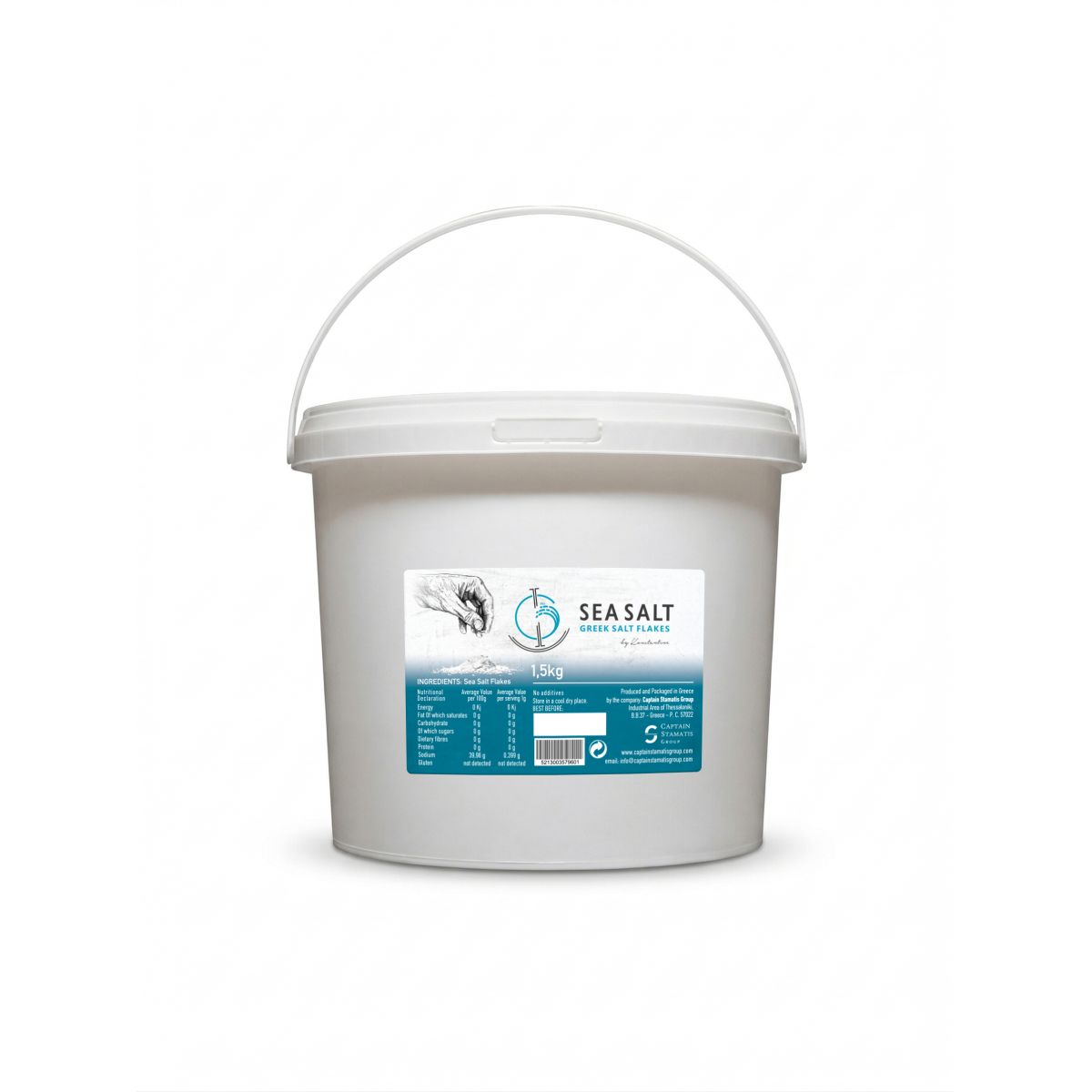 Fiocchi di Sale marino Naturali Greek Salt Flakes | 1.5Kg