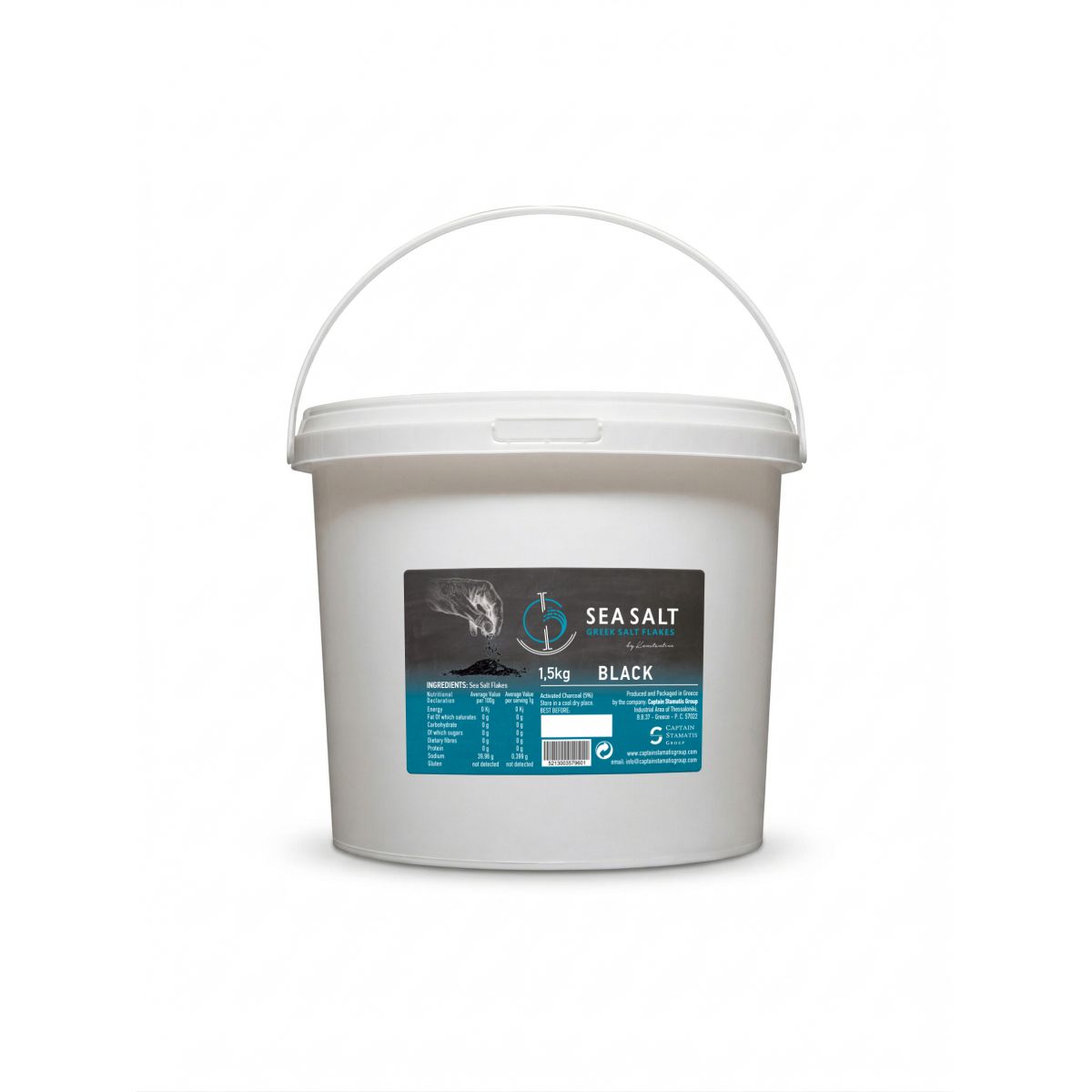 Fiocchi di Sale marino Nero Greek Salt Flakes | 1.5Kg