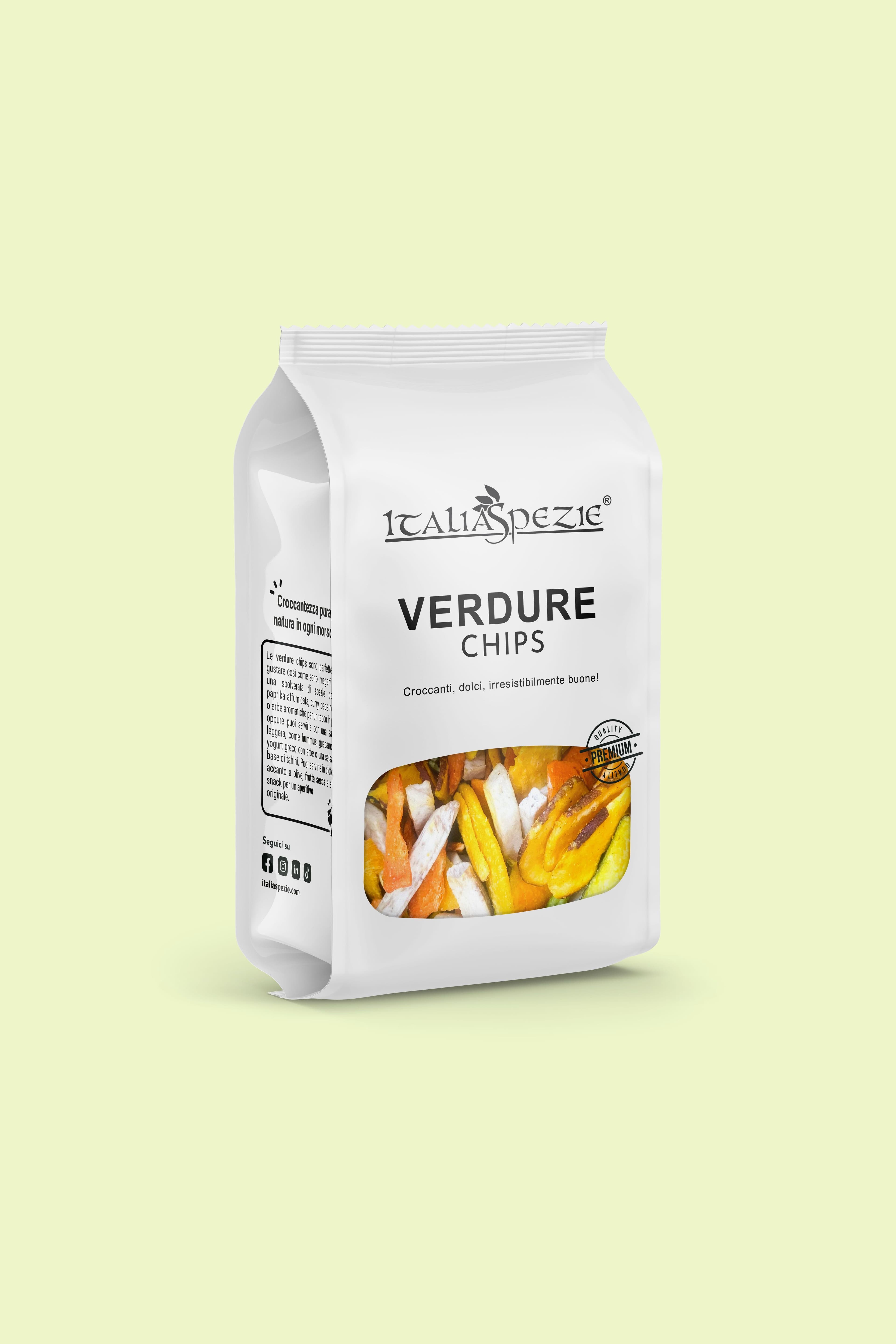Chips di Verdure essiccate, croccanti classiche — 200 g