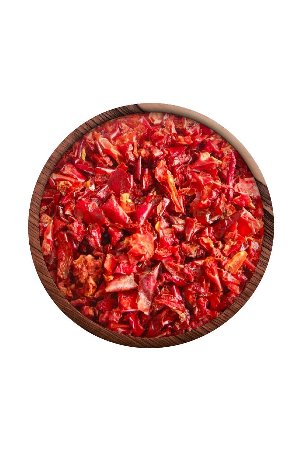 Fiocchi di peperone rosso essiccato