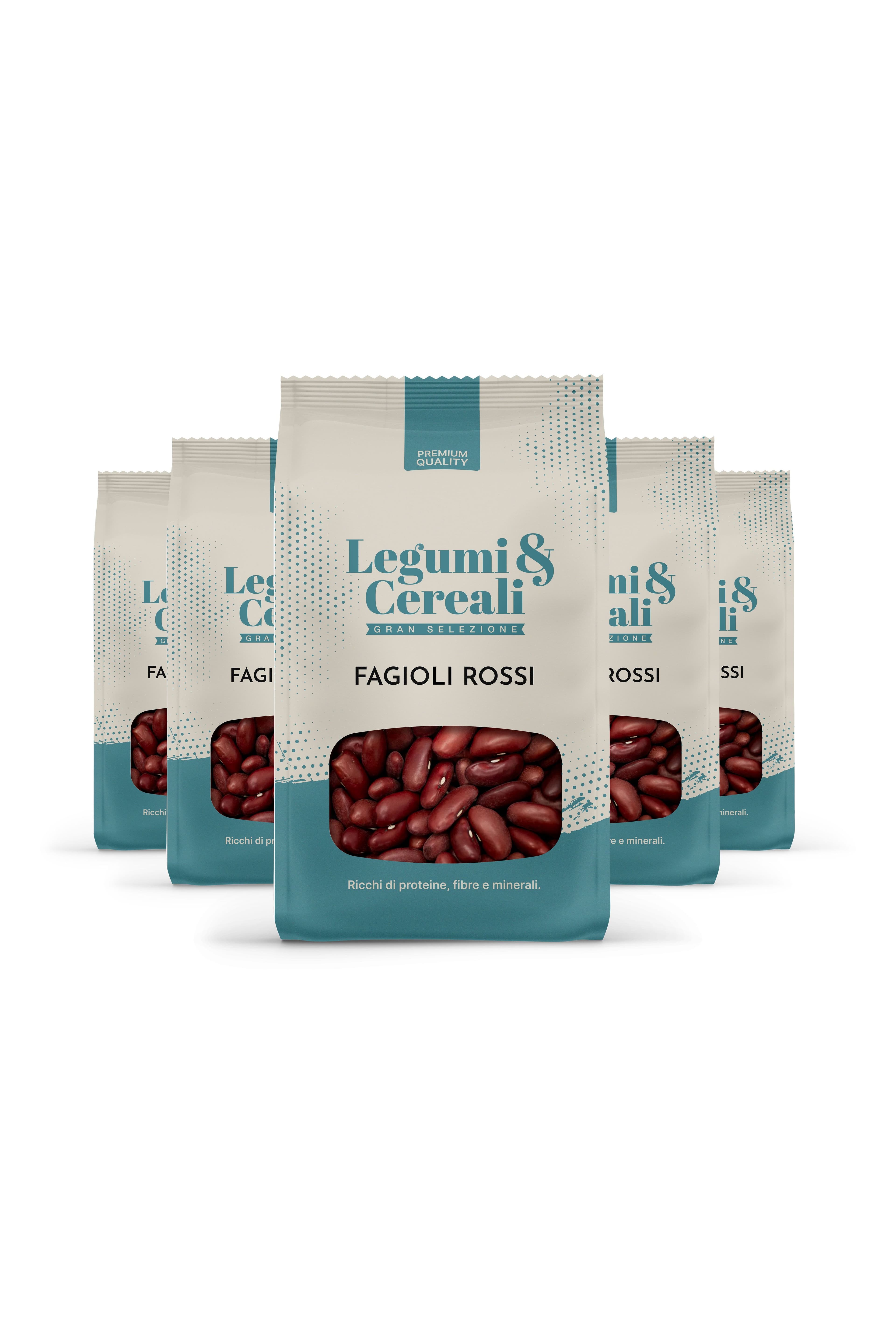 Fagioli Rossi - Dark Red Kidney - Pacchetto 5 x 500 g