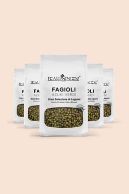 Fagioli Azuki Verdi - Soia verde Pacchetto 5 x 500g