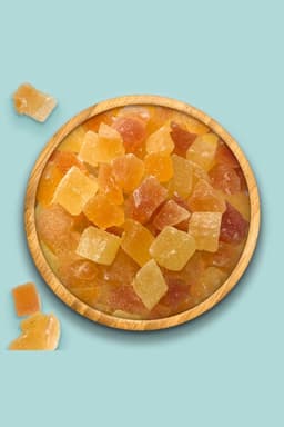 Papaya disidratata a cubetti