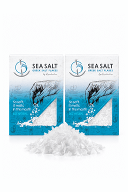 Fiocchi di Sale marino Greek Salt Flakes Natural | Pacchetto da 2 x 200g