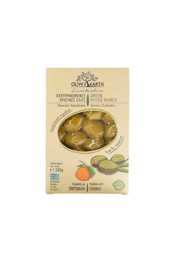 Olive verdi ripiene di arancia - 200 g