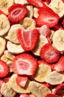 Mix Banana e Fragola liofilizzata 