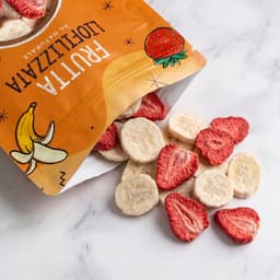 Mix Banana e Fragola liofilizzata 