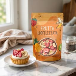Mix Banana e Fragola liofilizzata 