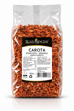 Carota essiccata in granuli