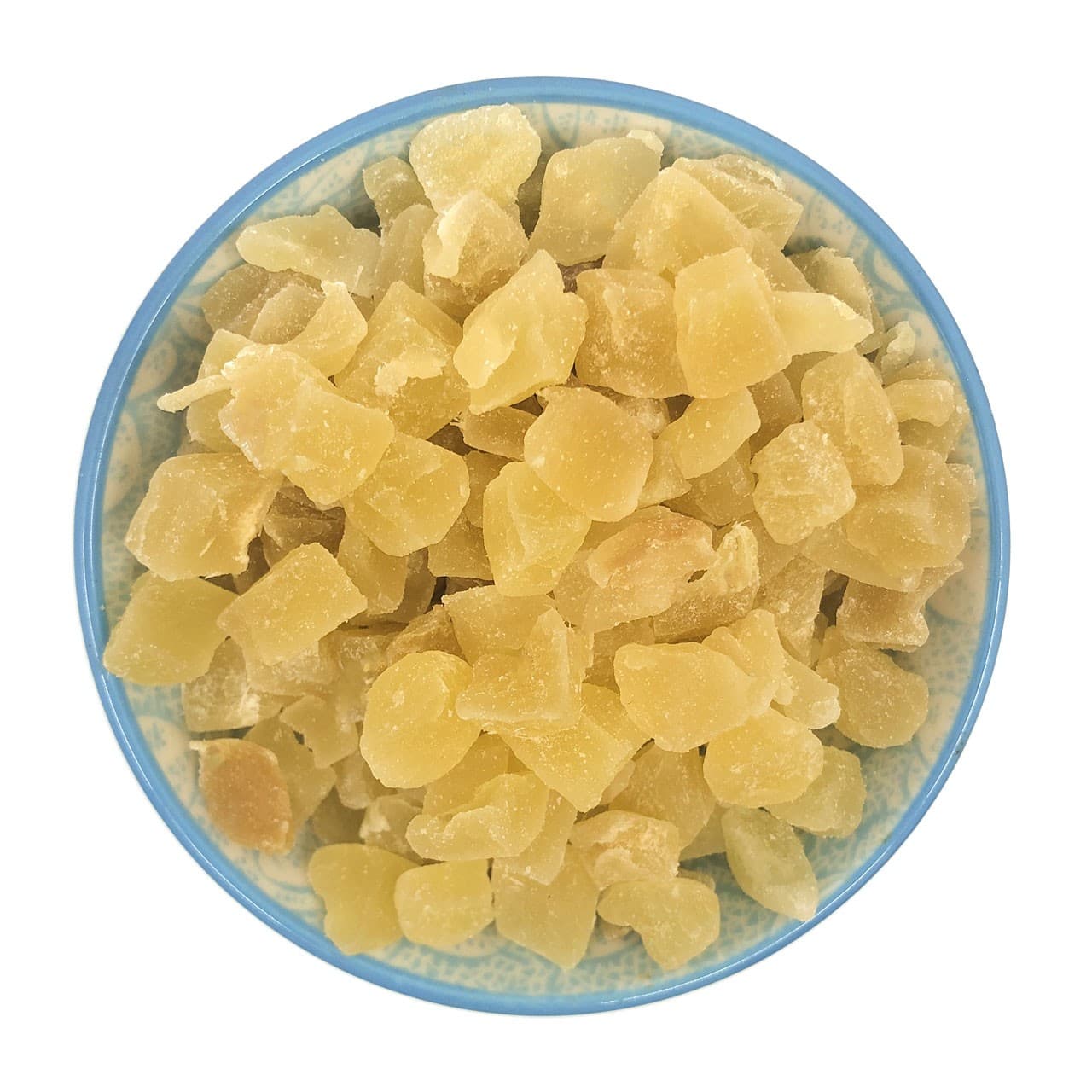 Zenzero disidratato senza zucchero cristallizzato, con zucchero a velo -  a cubetti — 1 kg
