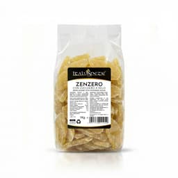 Zenzero Disidratato Senza Zucchero Cristallizzato (Con Zucchero a Velo) a Fette