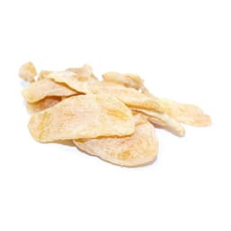Zenzero disidratato con cannella senza zucchero cristallizzato con zucchero a velo, a fette