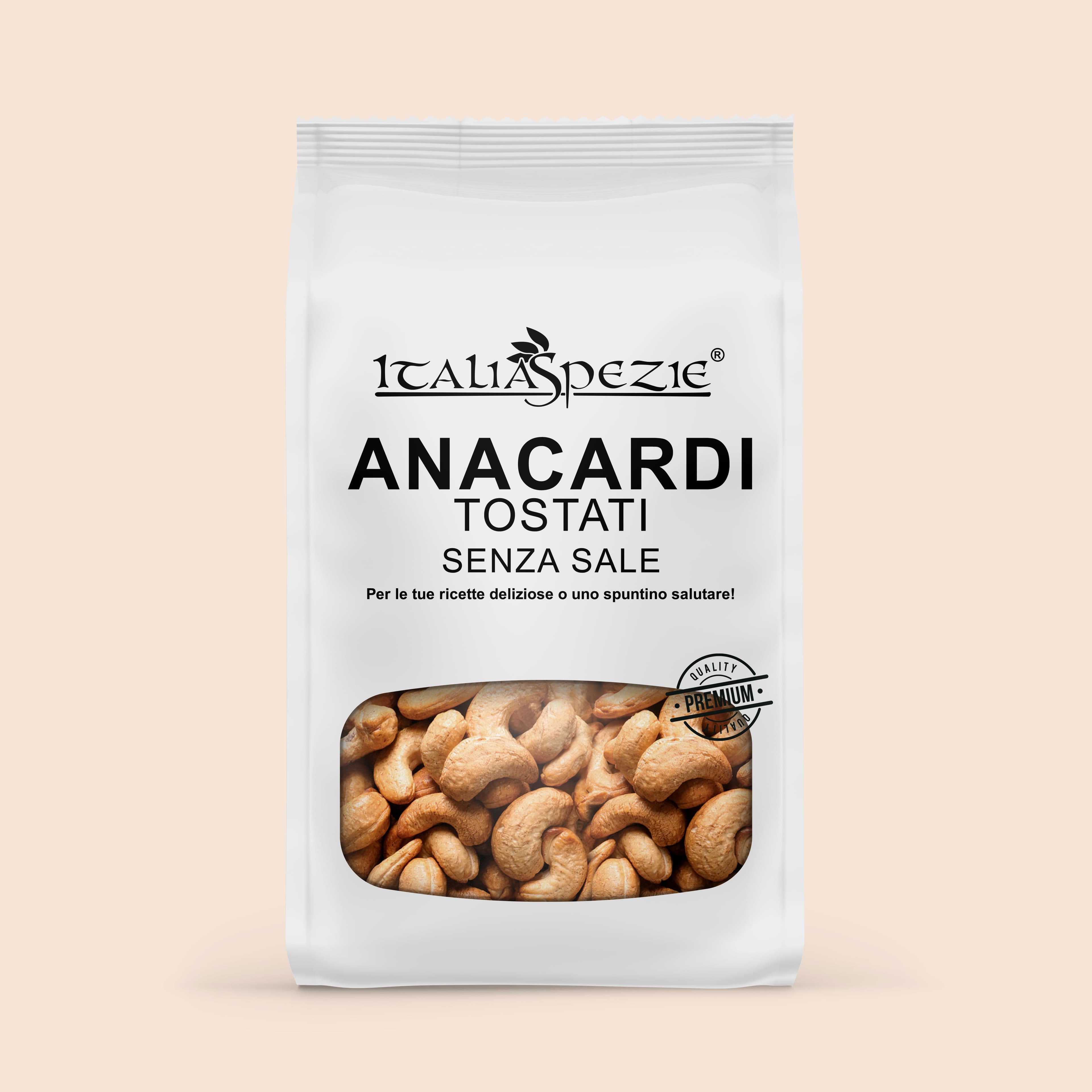 Anacardi tostati non salati