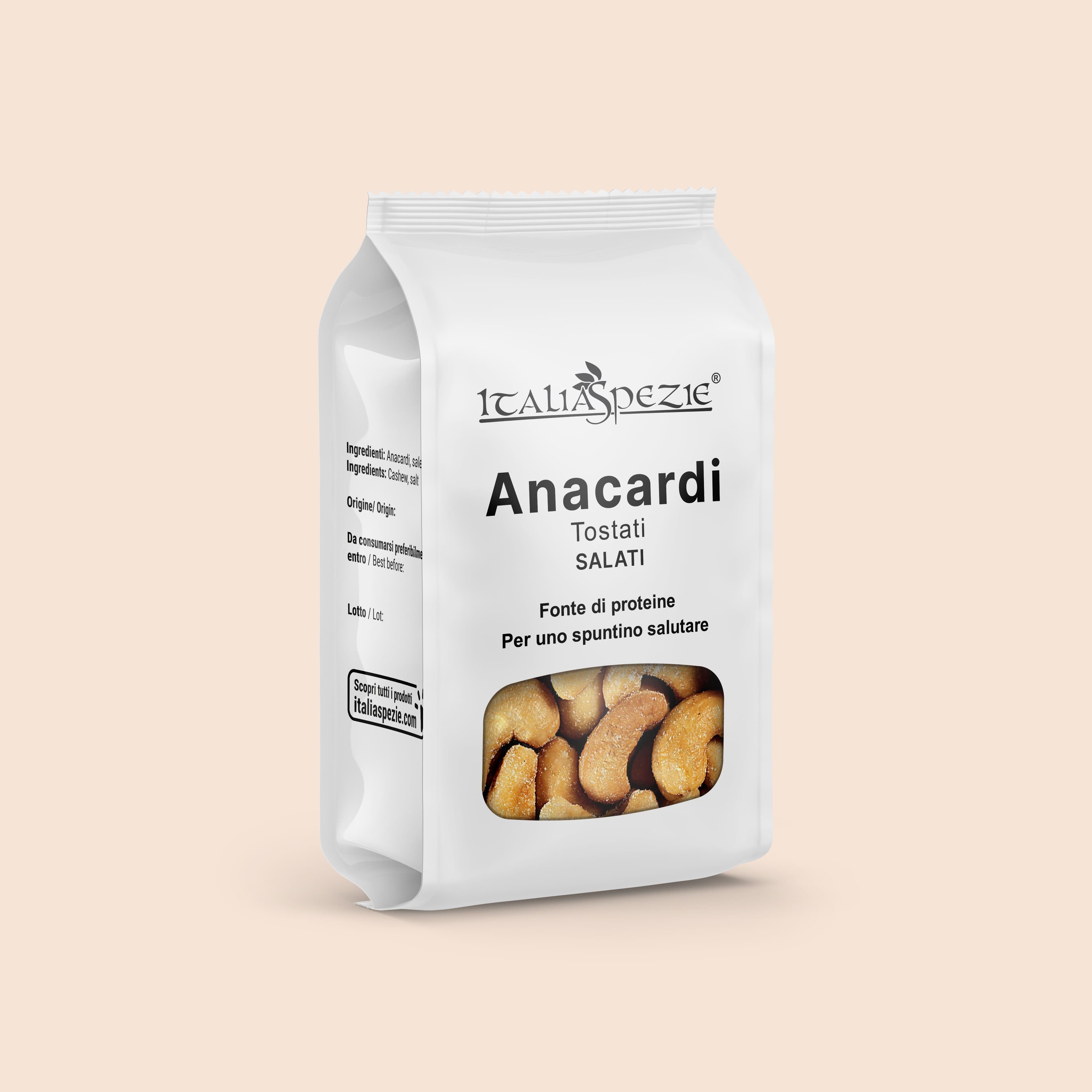 Anacardi tostati salati — 400 g