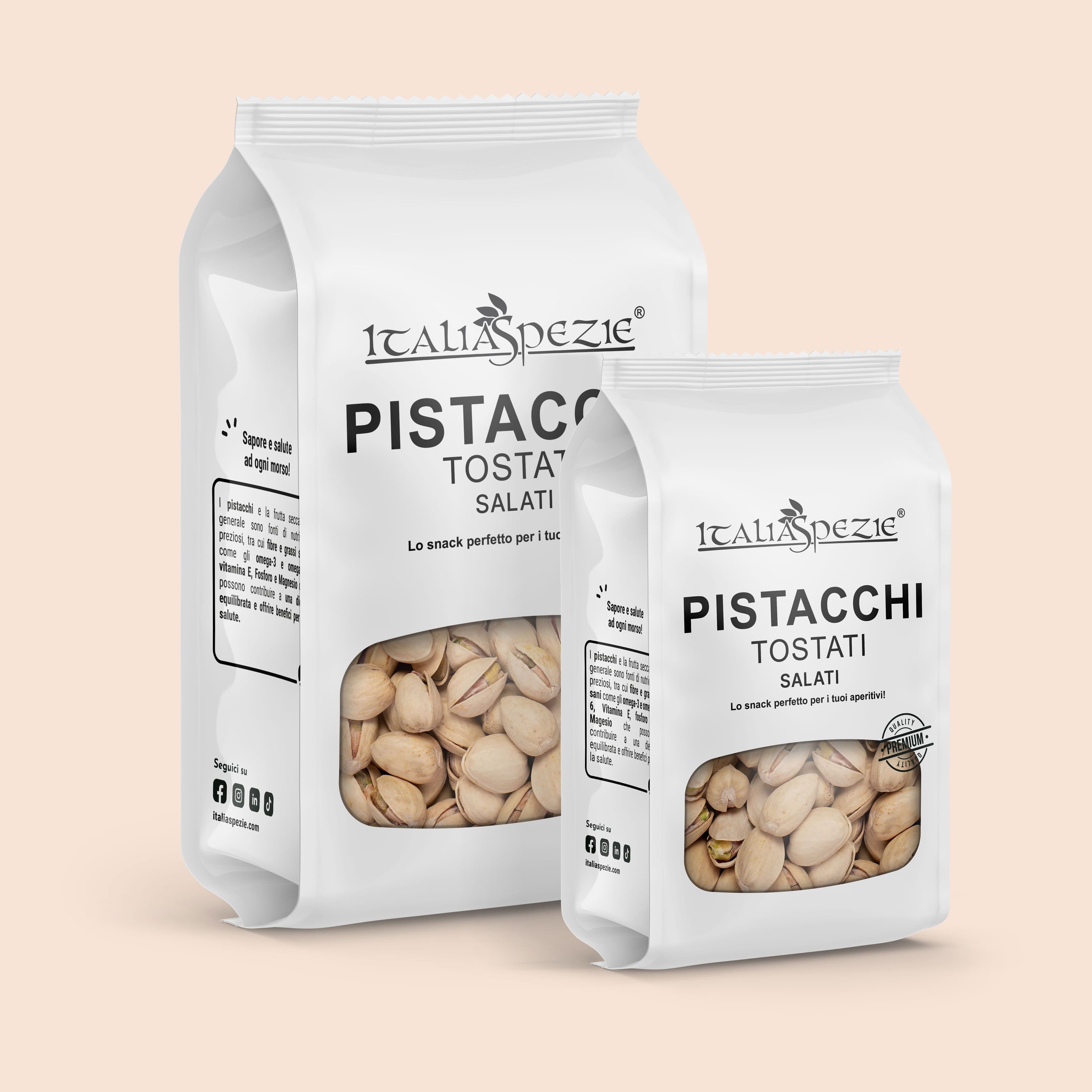 Pistacchi in Guscio Tostati Salati — 250 g