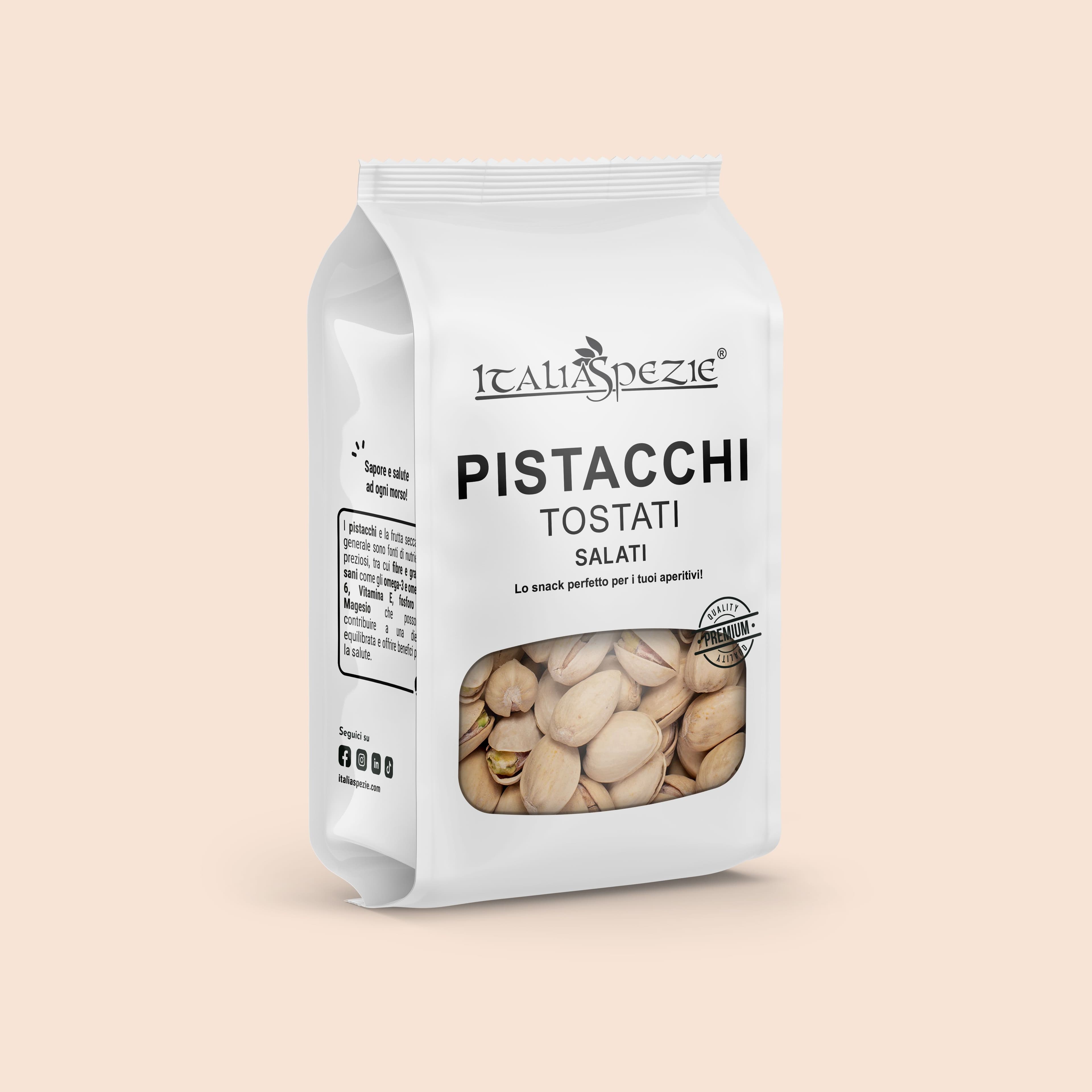Pistacchi in Guscio Tostati Salati
