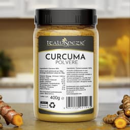 Curcuma in polvere di primissima qualità