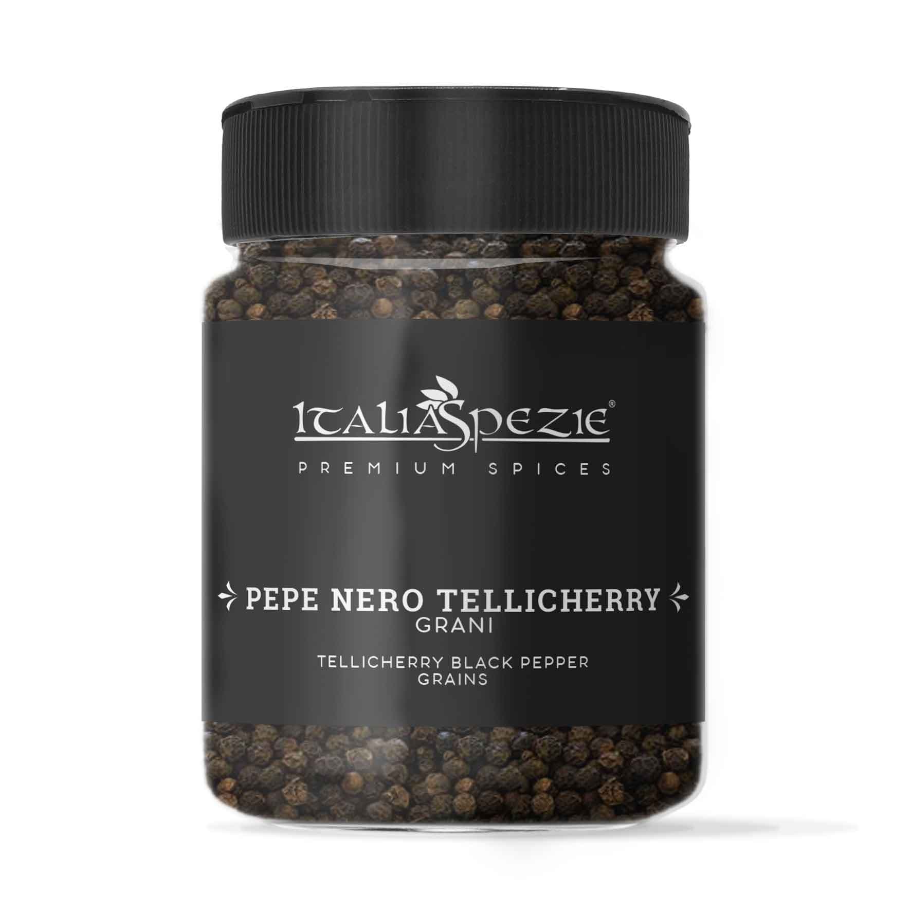 Pepe Nero in Grani - Tellicherry — Barattolo 400 g