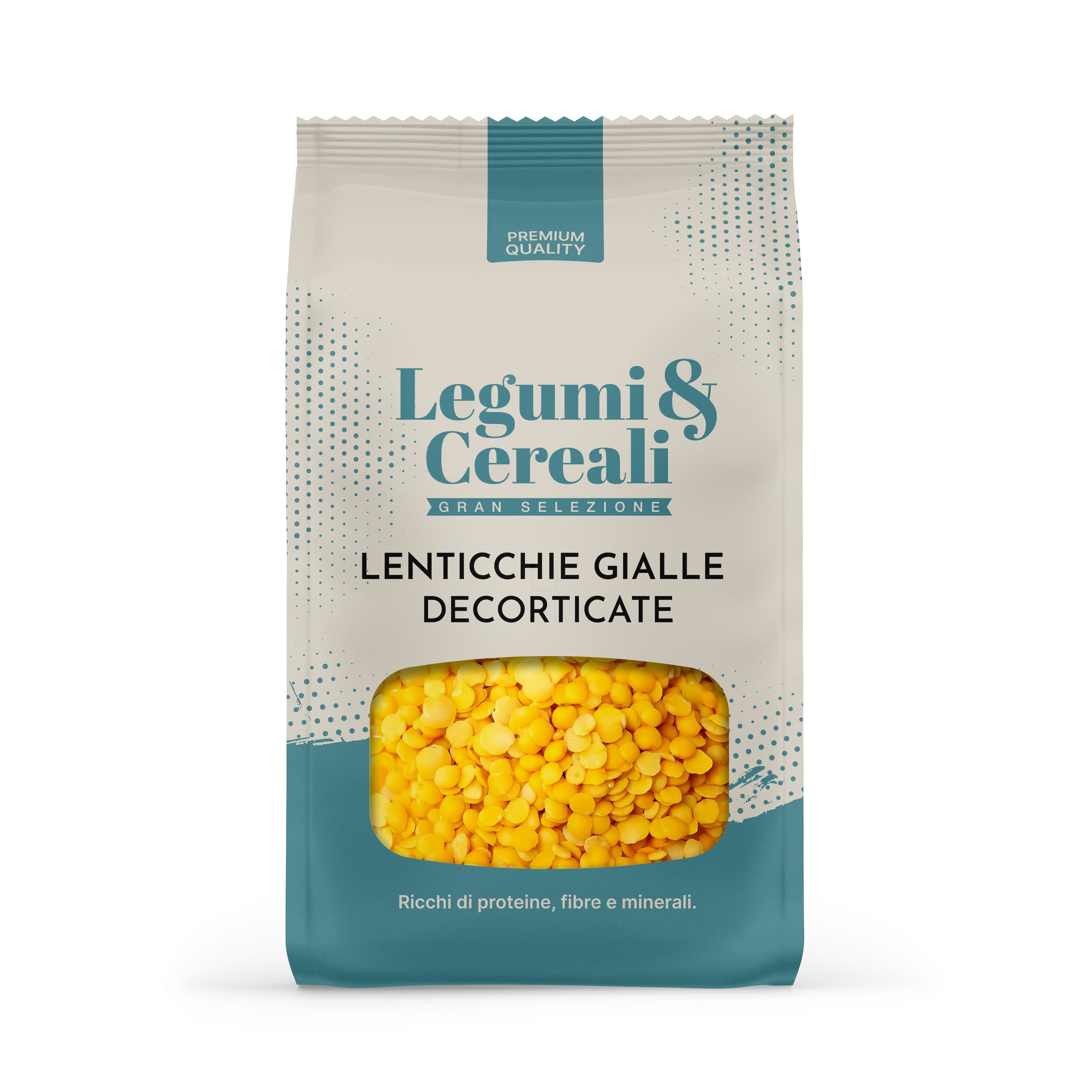 Lenticchie gialle decorticate
