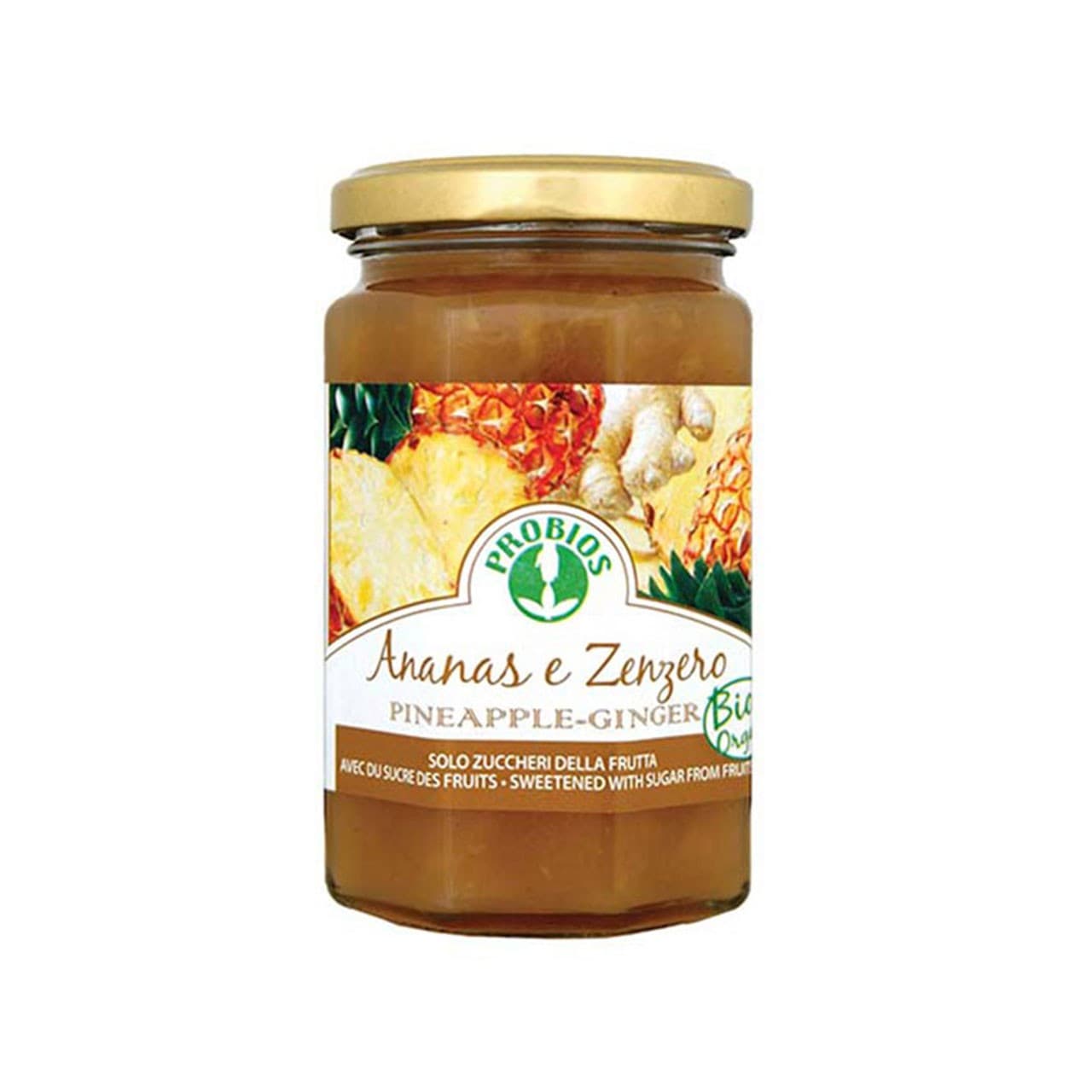 Composta di Ananas e Zenzero senza zucchero