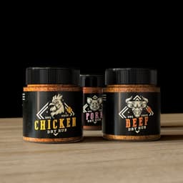 Kit Barbecue Rub - Essentials Pack, 3 Vasetti