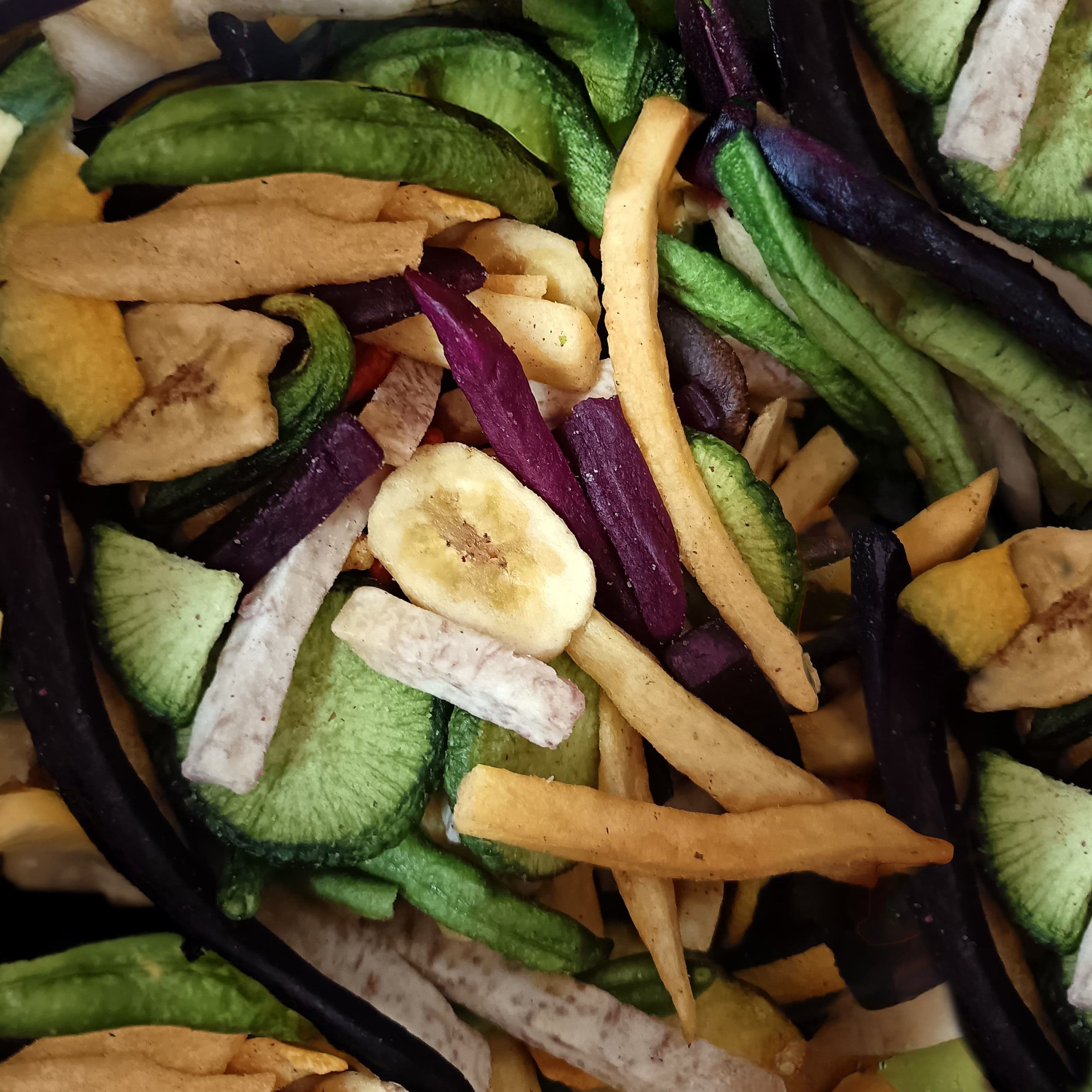 Chips di Frutta e Verdura miste croccanti