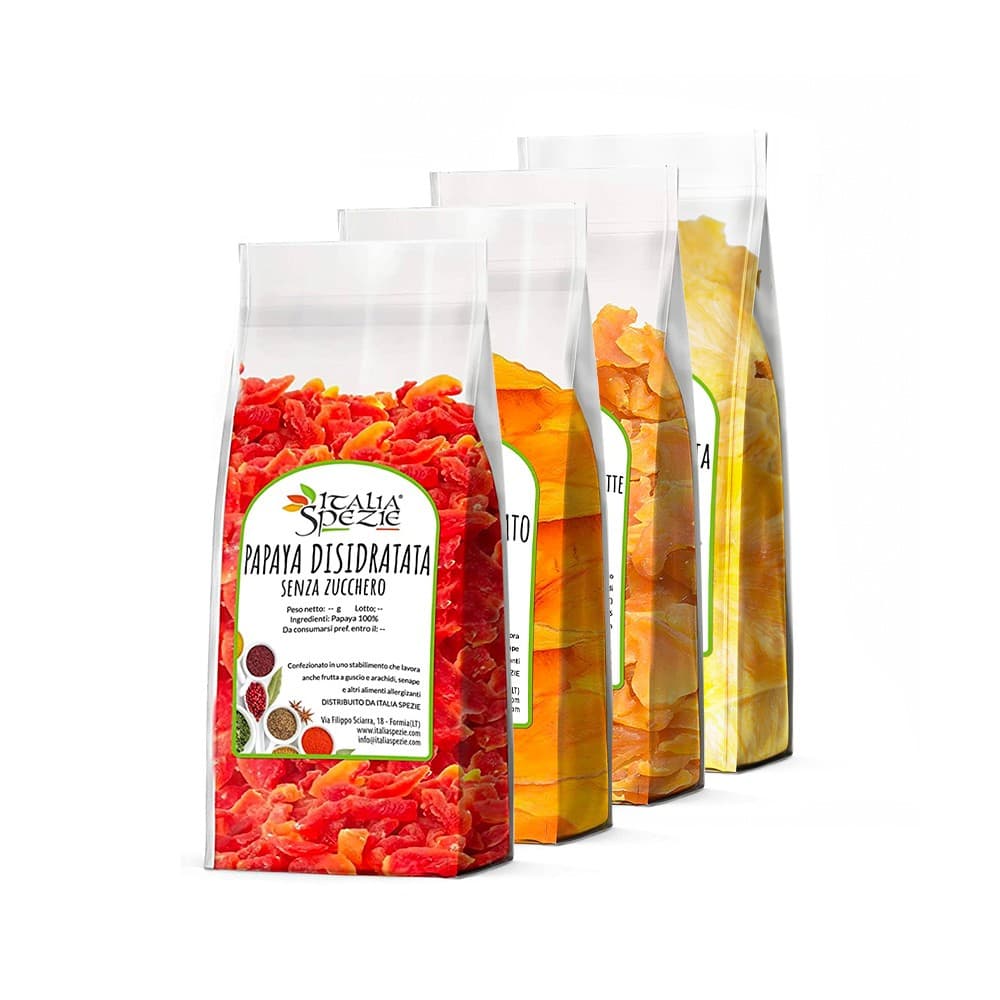 Box di Frutta Disidratata senza zucchero [Pacchetto da 4]
