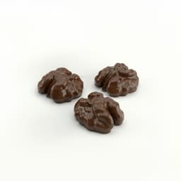 Noci ricoperte di cioccolato 70%