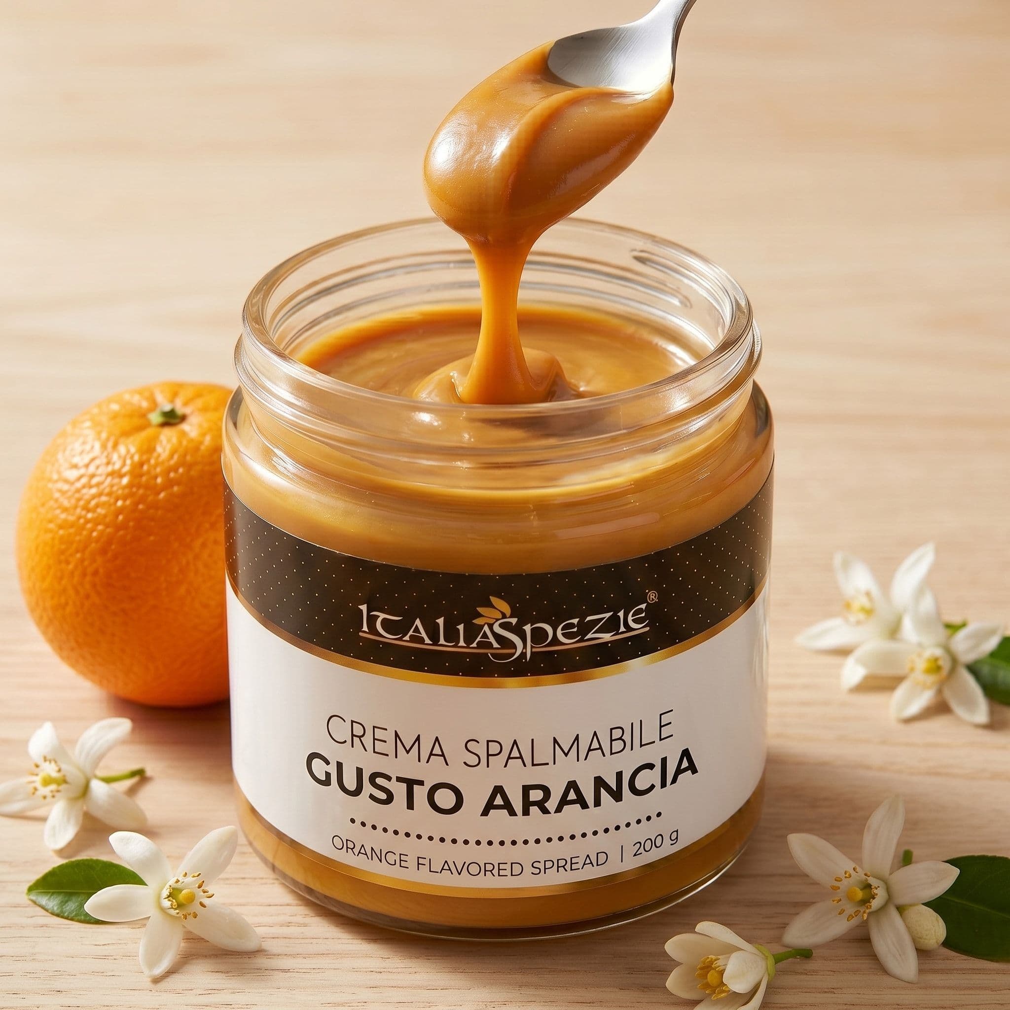 Crema spalmabile gusto Arancia - 200 g