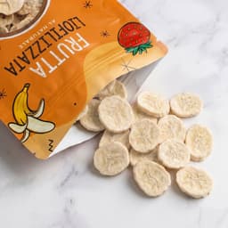 Banana liofilizzata a fette