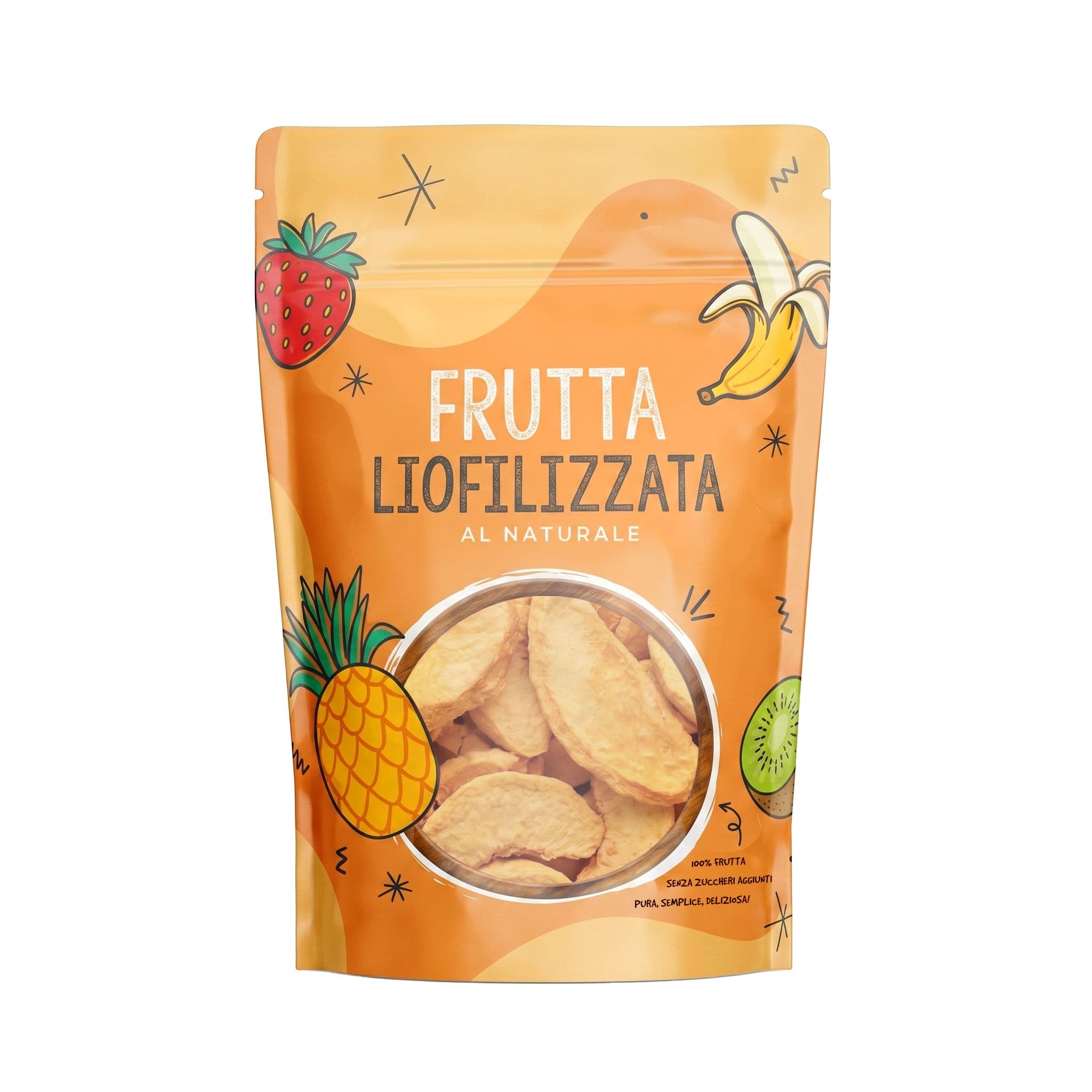 Pesca liofilizzata a fette — 50 g