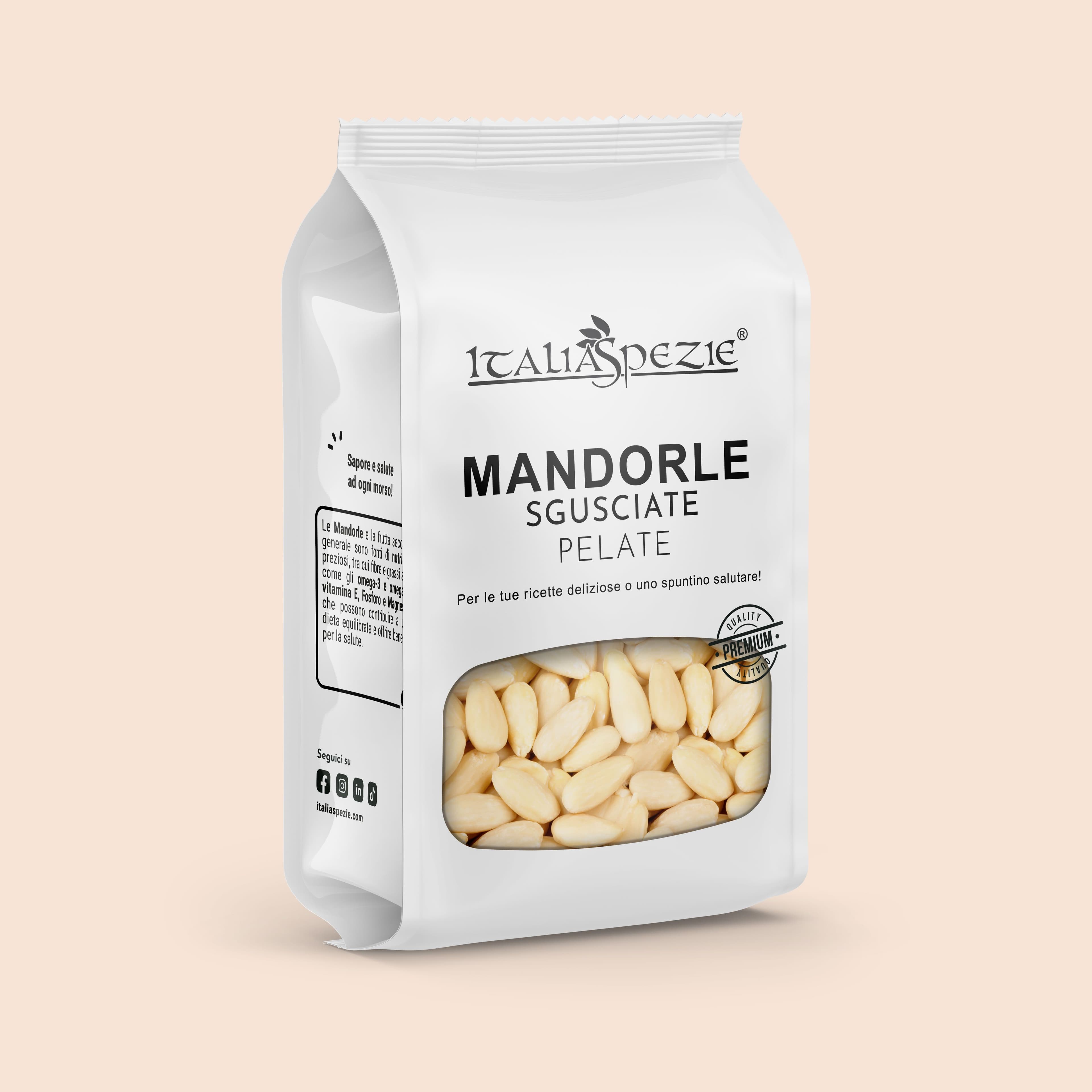 Mandorle sgusciate pelate