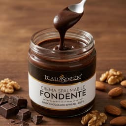 Crema spalmabile gusto Cioccolato Fondente - 200 g