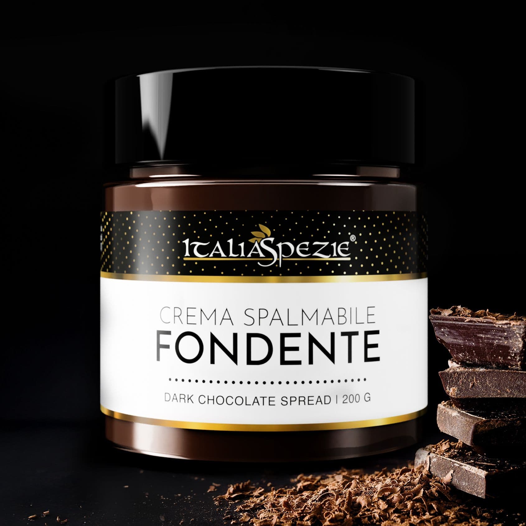 Crema spalmabile gusto Cioccolato Fondente - 200 g