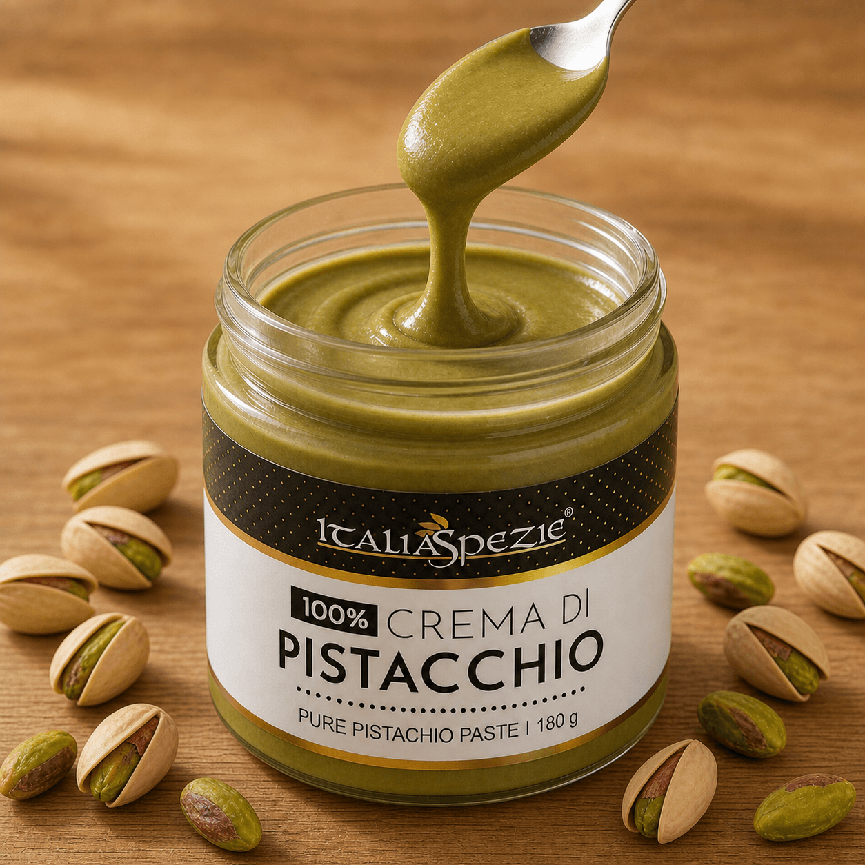 Crema di Pistacchio 100% pura - 180 g — Vasetto vetro 180 g