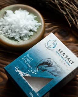 Fiocchi di Sale marino Greek Salt Flakes Natural | Pacchetto da 2 x 200g