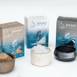 Fiocchi di Sale marino Greek Salt Flakes Mix | Pacchetto da 3 x 200g